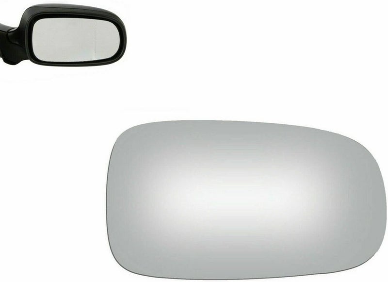 Adanz Mirror Glass fit for 2003-2011 Saab 9-3 2003-2009 Saab 9-5 2010-2011 Saab 9-3X Passenger Right Side RH Non Heated With Adhesives - Image 2